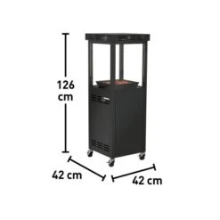Gaskamin Ridera 6,5 KW Mit Panoramaglas Und Lava-Deko-Steinen 17 Gaskamin Ridera 6,5 KW Mit Panoramaglas Und Lava-Deko-Steinen -Garten Verkauf 048126602964 VM01 221220 L