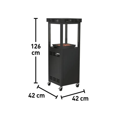 Gaskamin Ridera 6,5 KW Mit Panoramaglas Und Lava-Deko-Steinen 6 Gaskamin Ridera 6,5 KW Mit Panoramaglas Und Lava-Deko-Steinen – Bild 6