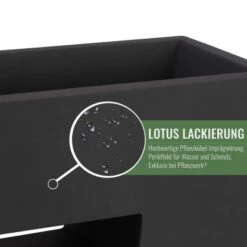 Pflanzwerk® Pflanzkübel Vista 53 Cm X 75 Cm X 27 Cm Anthrazit -Garten Verkauf 145579 11001500 3