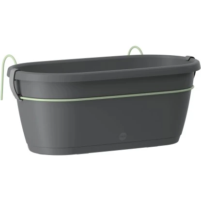 Emsa Poétic City Hängetopf 40 Cm X 20 Cm Granit 1 Emsa Poétic City Hängetopf 40 Cm X 20 Cm Granit