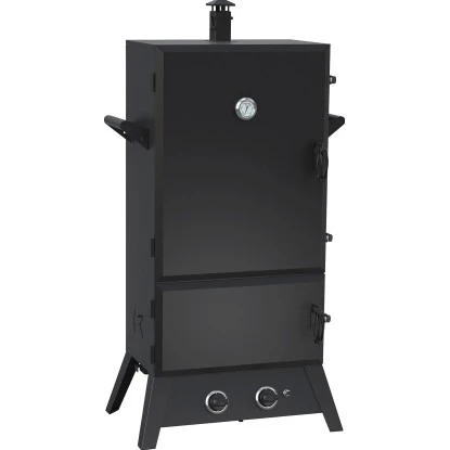El Fuego Gas-Smoker Portland XXL 2 Brenner Schwarz 1 El Fuego Gas-Smoker Portland XXL 2 Brenner Schwarz