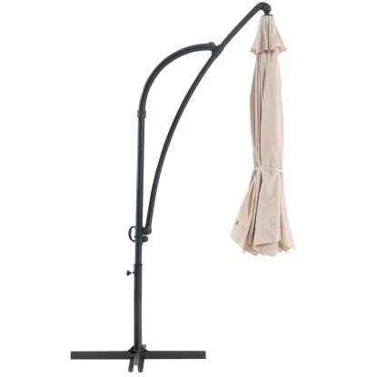 Ampelschirm Cocoa Beach Ø 350 Cm Beige Mit Kurbel 8 Ampelschirm Cocoa Beach Ø 350 Cm Beige Mit Kurbel – Bild 8