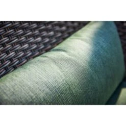 Balkonmöbel-Set Aliceville 3-teilig Polyrattan Grün-Grau -Garten Verkauf 3952942