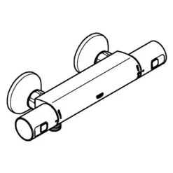 Grohe QuickFix Thermostat-Brausebatterie Precision Start Schwarz 7 Grohe QuickFix Thermostat-Brausebatterie Precision Start Schwarz -Garten Verkauf 4005176782237 4520 AI 03