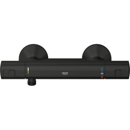 Grohe QuickFix Thermostat-Brausebatterie Precision Start Schwarz 2 Grohe QuickFix Thermostat-Brausebatterie Precision Start Schwarz – Bild 2