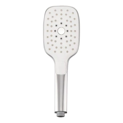 AquaSu Handbrause Larus Mit 3 Strahlarten Chrom-Weiß 1 AquaSu Handbrause Larus Mit 3 Strahlarten Chrom-Weiß