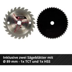 Einhell Power X-Change Akku-Mini Handkreisssäge TE-CS 18/89 Li Solo -Garten Verkauf 4006825646184 2171 06