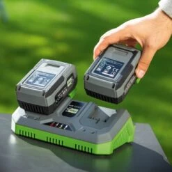 LUX 20 V Doppel-Schnellladegerät 1 PowerSystem -Garten Verkauf 4007871960552 A 01