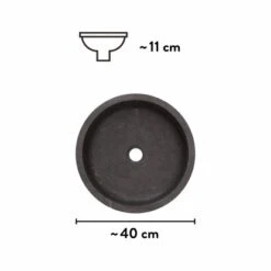 Baliv Aufsatzwaschbecken WBA-7070 Ø 40 Cm 9 Baliv Aufsatzwaschbecken WBA-7070 Ø 40 Cm -Garten Verkauf 4007873411519 VM01 170621