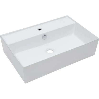 Aufsatzwaschbecken Keramik 15,5 Cm X 59,5 Cm X 40 Cm 1 Aufsatzwaschbecken Keramik 15,5 Cm X 59,5 Cm X 40 Cm