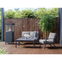 Gaskamin Ridera 6,5 KW Mit Panoramaglas Und Lava-Deko-Steinen 20 Gaskamin Ridera 6,5 KW Mit Panoramaglas Und Lava-Deko-Steinen -Garten Verkauf 4048126602964 AB02 070820