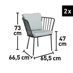 Balkonset Boonara Anthrazit 3-teilig 12 Balkonset Boonara Anthrazit 3-teilig -Garten Verkauf 4048126607075 VM01 160920