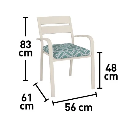 Stapelstuhl Prata Mit Sitzkissen 83 Cm X 56 Cm X 61 Cm 7 Stapelstuhl Prata Mit Sitzkissen 83 Cm X 56 Cm X 61 Cm – Bild 7