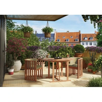 Balkonset Hervey Bay FSC® Naturfarben 3-teilig 1 Balkonset Hervey Bay FSC® Naturfarben 3-teilig