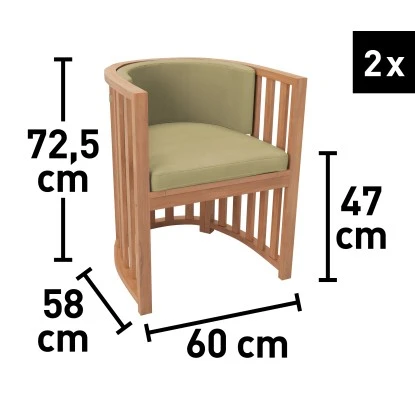 Balkonset Hervey Bay FSC® Naturfarben 3-teilig 7 Balkonset Hervey Bay FSC® Naturfarben 3-teilig – Bild 7