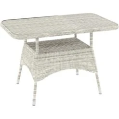 Lounge-Set Kalgan 6-teilig Wicker Eisgrau (B-Ware) -Garten Verkauf 4048126625642 100