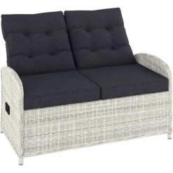 Lounge-Set Kalgan 6-teilig Wicker Eisgrau (B-Ware) -Garten Verkauf 4048126625642 40