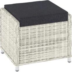 Lounge-Set Kalgan 6-teilig Wicker Eisgrau (B-Ware) -Garten Verkauf 4048126625642 90