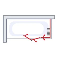 Schulte Komfort Badewannenfaltwand+Seitenwand 128,8 X 70 X 140 Cm 8 Schulte Komfort Badewannenfaltwand+Seitenwand 128,8 X 70 X 140 Cm -Garten Verkauf 4060991004858 6