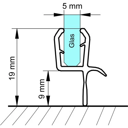 Schulte Dichtprofil Für Serie Alexa Style 2.0 Und Sunny 2 Schulte Dichtprofil Für Serie Alexa Style 2.0 Und Sunny – Bild 2