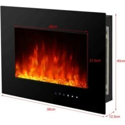 El Fuego Elektrokamin Aarau II Schwarz 900/2000 W 26 El Fuego Elektrokamin Aarau II Schwarz 900/2000 W -Garten Verkauf 4250373262819 2240 S 8