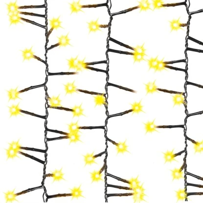 Amare LED-Lichterkette Galaxie 400 LEDs Mit Fernbedienung 6,7 M Warmweiß 1 Amare LED-Lichterkette Galaxie 400 LEDs Mit Fernbedienung 6,7 M Warmweiß