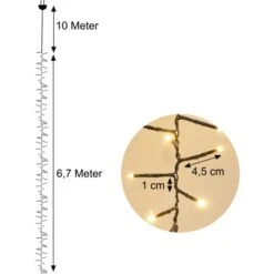 Amare LED-Lichterkette Galaxie 400 LEDs Mit Fernbedienung 6,7 M Warmweiß 11 Amare LED-Lichterkette Galaxie 400 LEDs Mit Fernbedienung 6,7 M Warmweiß -Garten Verkauf 4251083906468 4655 03