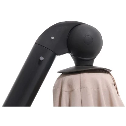 Ampelschirm Cocoa Beach Ø 350 Cm Beige Mit Kurbel 4 Ampelschirm Cocoa Beach Ø 350 Cm Beige Mit Kurbel – Bild 4