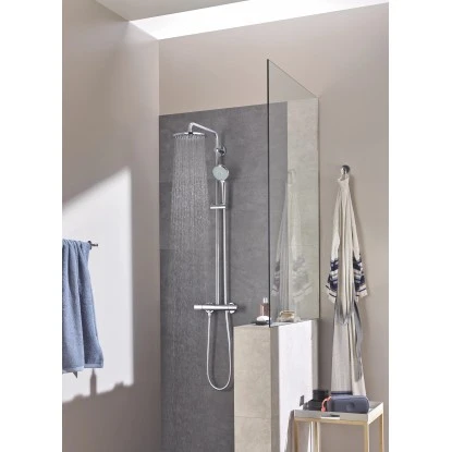 Grohe Duschsystem Euphoria System XXL 210 Mit Thermostatbatterie Chrom 2 Grohe Duschsystem Euphoria System XXL 210 Mit Thermostatbatterie Chrom – Bild 2