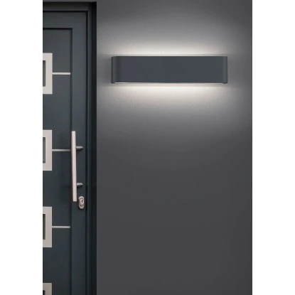 Trio LED-Wandleuchte Thames II 90 Mm X 465 Mm X 40 Mm Anthrazit 2 Trio LED-Wandleuchte Thames II 90 Mm X 465 Mm X 40 Mm Anthrazit – Bild 2