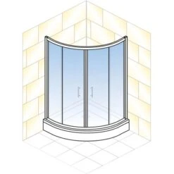 Schulte ExpressPlus Runddusche Sunny Sicherheitsglas Chromoptik 190x90x90cm 13 Schulte ExpressPlus Runddusche Sunny Sicherheitsglas Chromoptik 190x90x90cm -Garten Verkauf 63462 2053 4060991051197 2