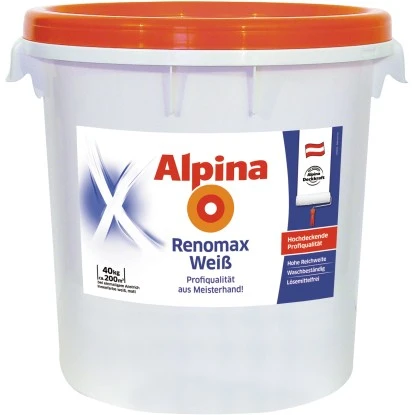 Alpina Renomax Weiß Matt 40 Kg 1 Alpina Renomax Weiß Matt 40 Kg