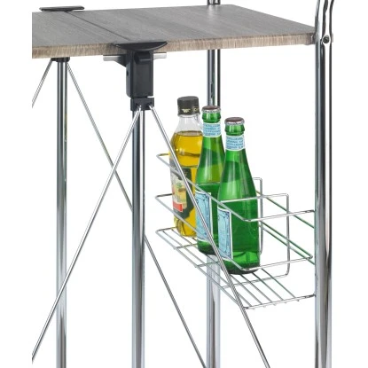 Wenko Servierwagen Liky Holzdekor Zusammenklappbar 5 Wenko Servierwagen Liky Holzdekor Zusammenklappbar – Bild 5