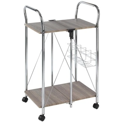 Wenko Servierwagen Liky Holzdekor Zusammenklappbar 1 Wenko Servierwagen Liky Holzdekor Zusammenklappbar