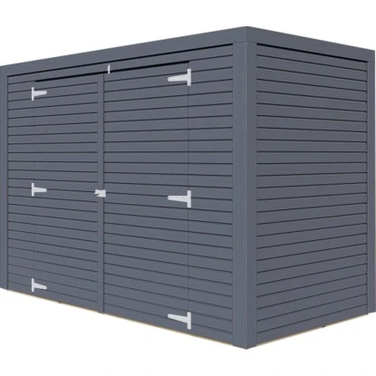 Bertilo Gartenschrank Box Bike 103 Cm X 207 Cm Anthrazit FSC® 5 Bertilo Gartenschrank Box Bike 103 Cm X 207 Cm Anthrazit FSC® – Bild 5
