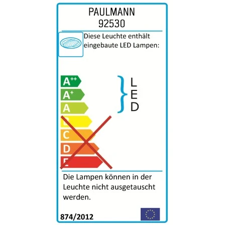 Paulmann LED-Einbauleuchten 3er-Set Premium Line Aria 3W Rund EEK: A-A++ 2 Paulmann LED-Einbauleuchten 3er-Set Premium Line Aria 3W Rund EEK: A-A++ – Bild 2