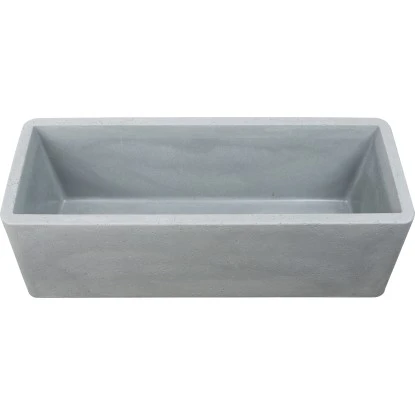 Scheurich Pflanzgefäß Plaza Box 79 Cm X 29 Cm 27,5 Cm Stony Grey 2 Scheurich Pflanzgefäß Plaza Box 79 Cm X 29 Cm 27,5 Cm Stony Grey – Bild 2