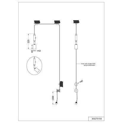 Trio Deckenlampe Stella Schwarz Matt 1-flammig E27 Fassung 2 Trio Deckenlampe Stella Schwarz Matt 1-flammig E27 Fassung – Bild 2