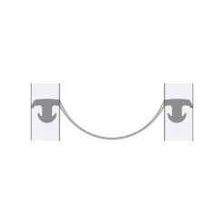 Schulte Dichtprofil Senkrecht Für Gerahmte Badewannenfaltwand Weiß 130 Cm -Garten Verkauf 797 Schulte Dichtung D2907 1