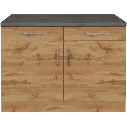 Held Möbel Unterschrank Sorrento 100x85x60 Cm 2 Tür. 2 Schubk. + Boden Wotan. 1 Held Möbel Unterschrank Sorrento 100x85x60 Cm 2 Tür. 2 Schubk. + Boden Wotan.