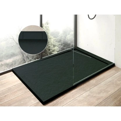 Ottofond Duschwanne Zona 100x90/2,7 Cm Anthrazit 2 Ottofond Duschwanne Zona 100x90/2,7 Cm Anthrazit – Bild 2