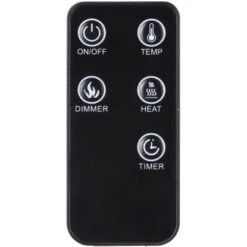 El Fuego Elektrokamin Umea 900/1000 W Regelbar Mit Fernbedienung -Garten Verkauf 927216 2240 633 07