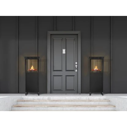 Gaskamin Ridera 6,5 KW Mit Panoramaglas Und Lava-Deko-Steinen 12 Gaskamin Ridera 6,5 KW Mit Panoramaglas Und Lava-Deko-Steinen – Bild 12